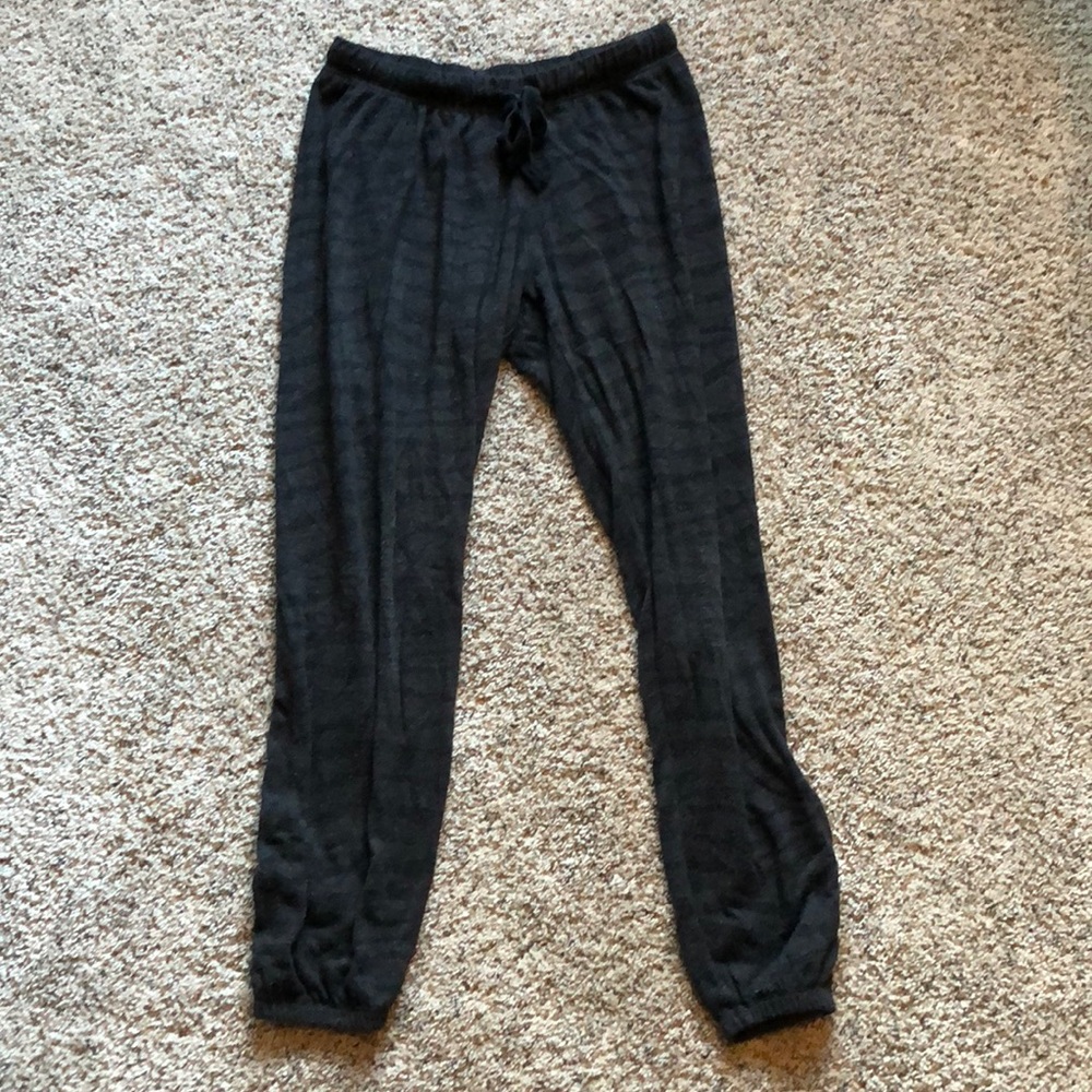 AERO Zebra Print Gray Joggers